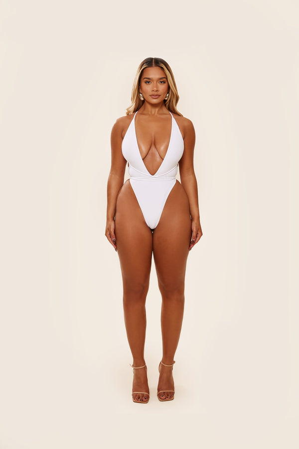 The Fishtail Swim - White