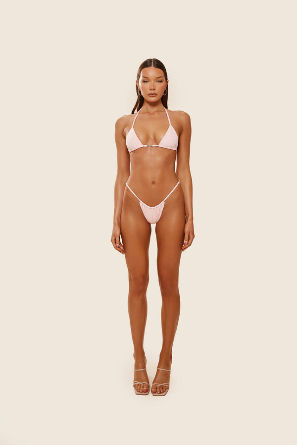 The Mars Detail String Bikini in Pink