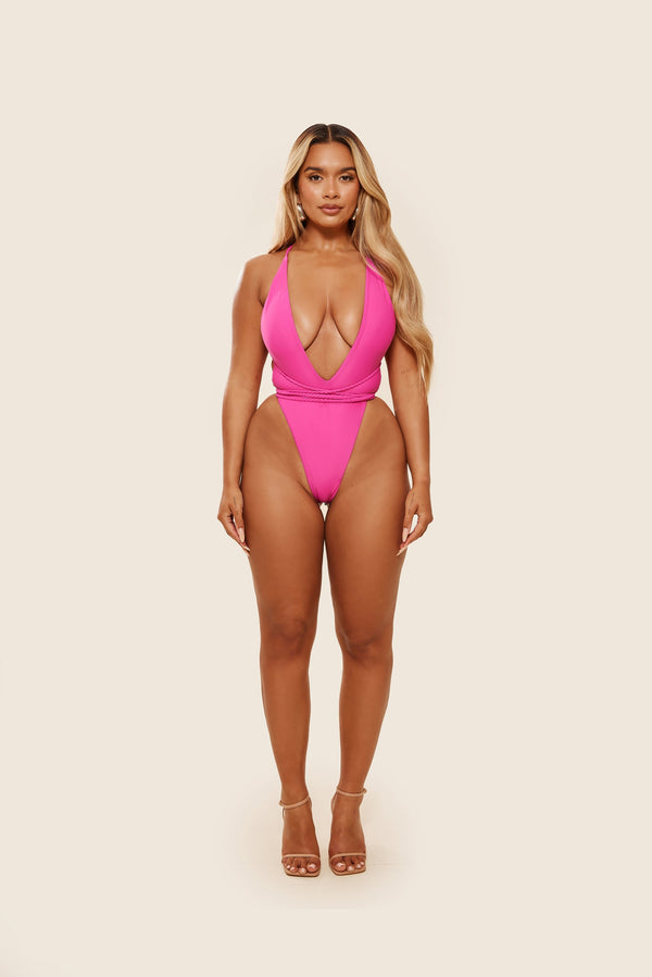 Fishtail Swim in Fuchsia
