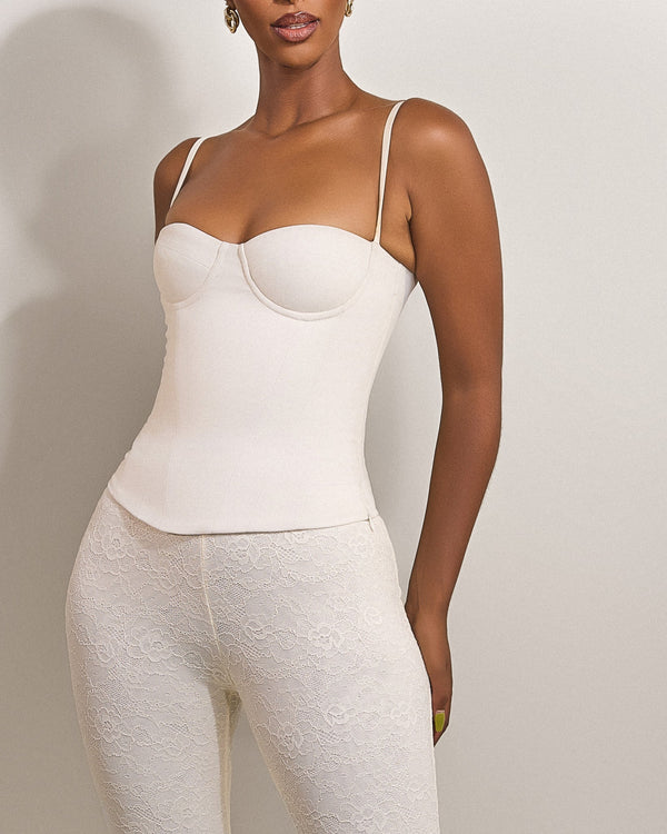 The Everly Corset in Off White