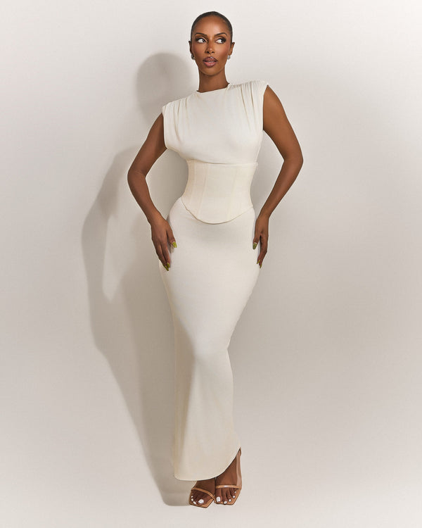 Sandra Maxi in Cream