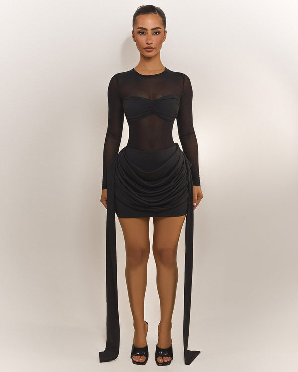 The Yara Skirt in Black