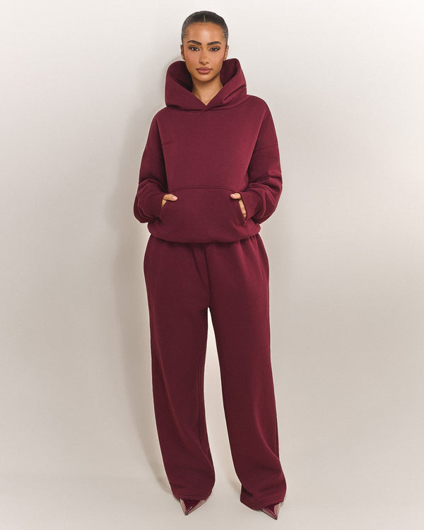 The Classics Hoodie in Wine