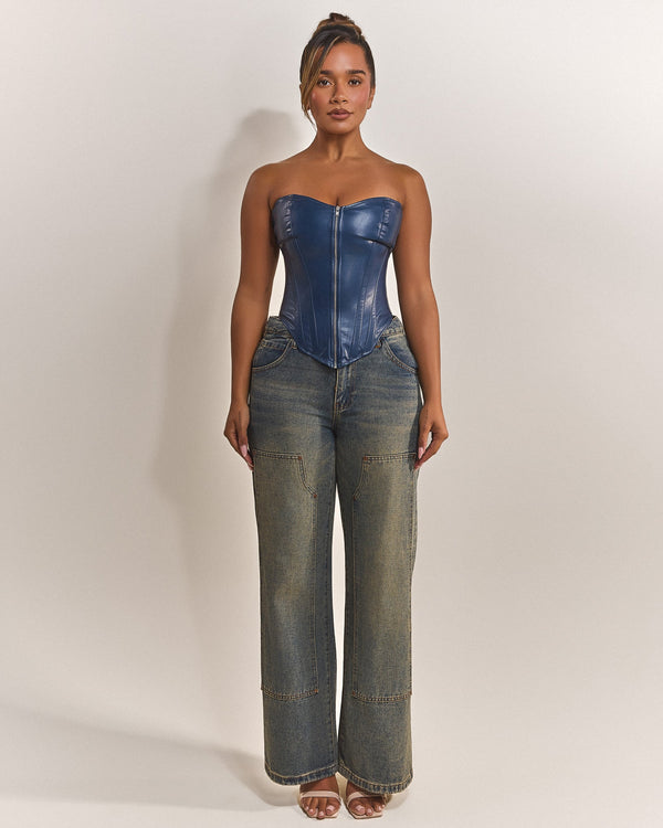 The Cinch Corset in Navy