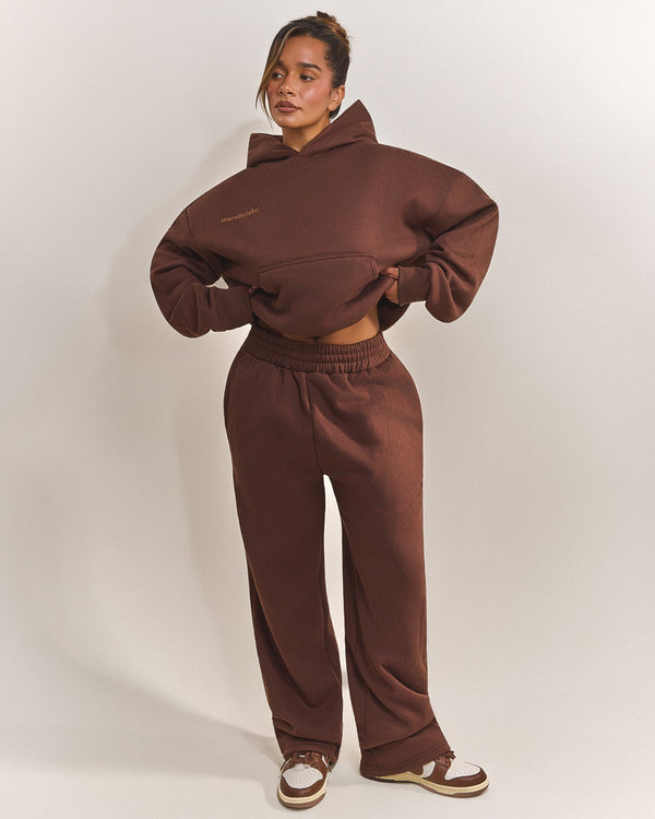 The Classics Hoodie in Brown