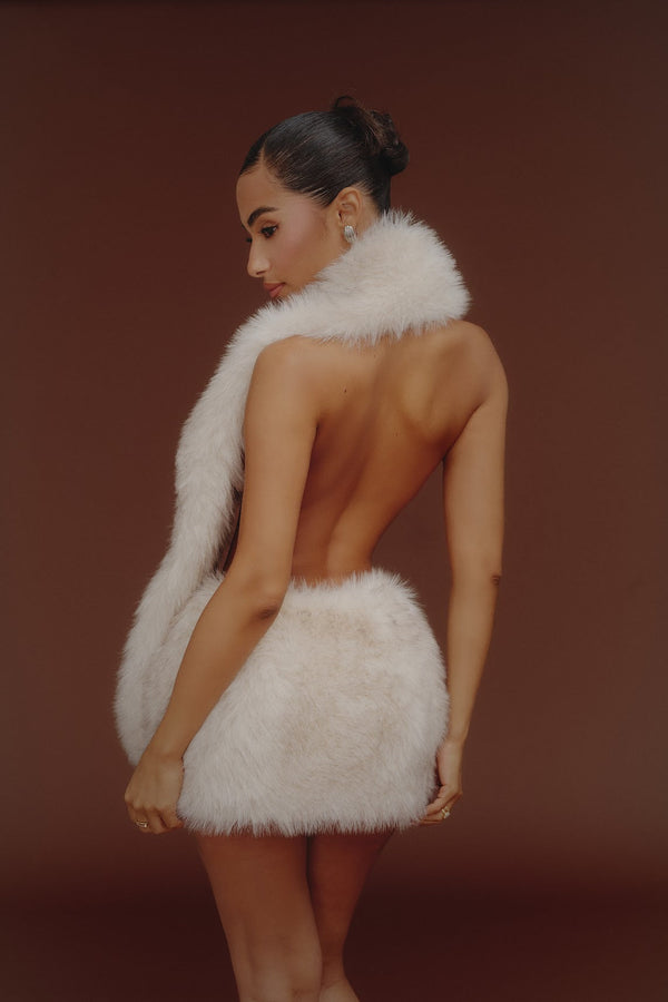The Maple Mini Skirt in Cream