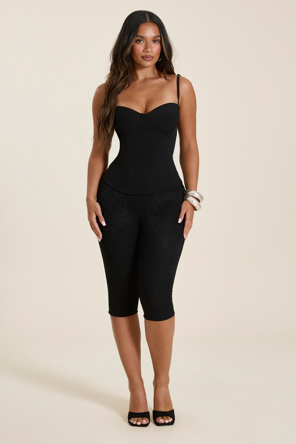 The Zadie Lace Up Corset Top in Black – Mars The Label AUS